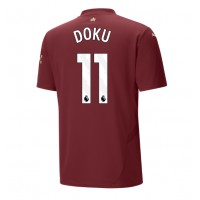 Dres Manchester City Jeremy Doku #11 Tretina 2024-25 Krátky Rukáv